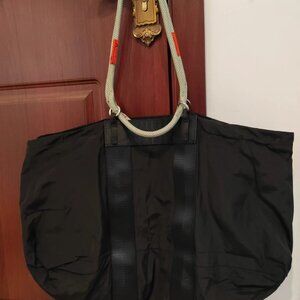 Pre-owned Topologie Sports Bag Large Capacity Gym Duffle Weekender bag Black Big